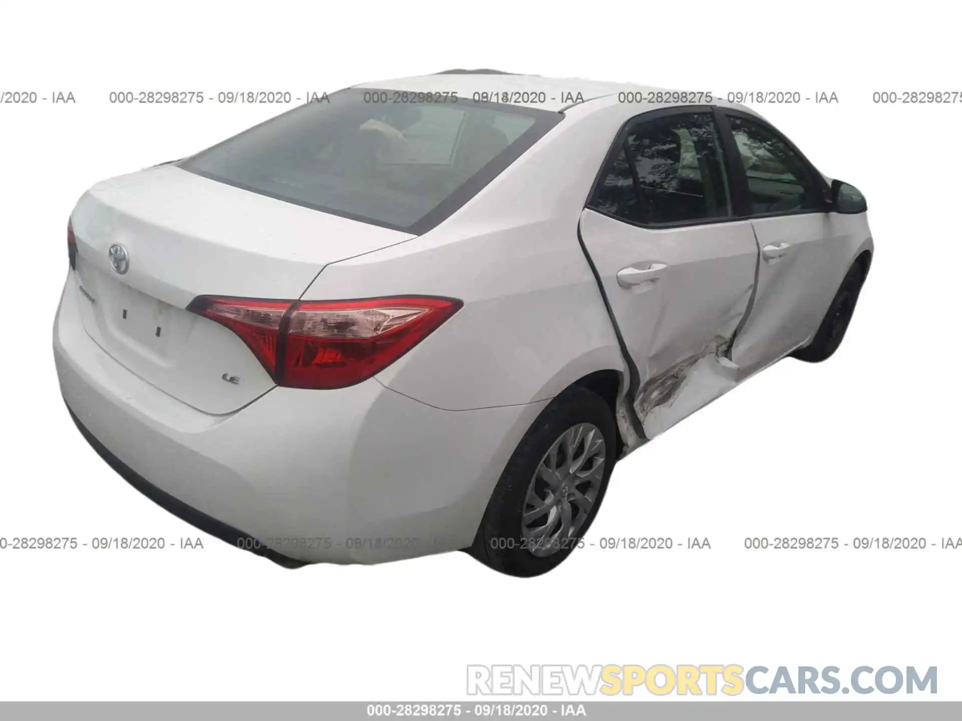 4 Photograph of a damaged car 5YFBURHE9KP939450 TOYOTA COROLLA 2019