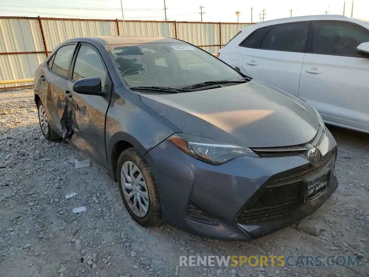 1 Photograph of a damaged car 5YFBURHE9KP939545 TOYOTA COROLLA 2019