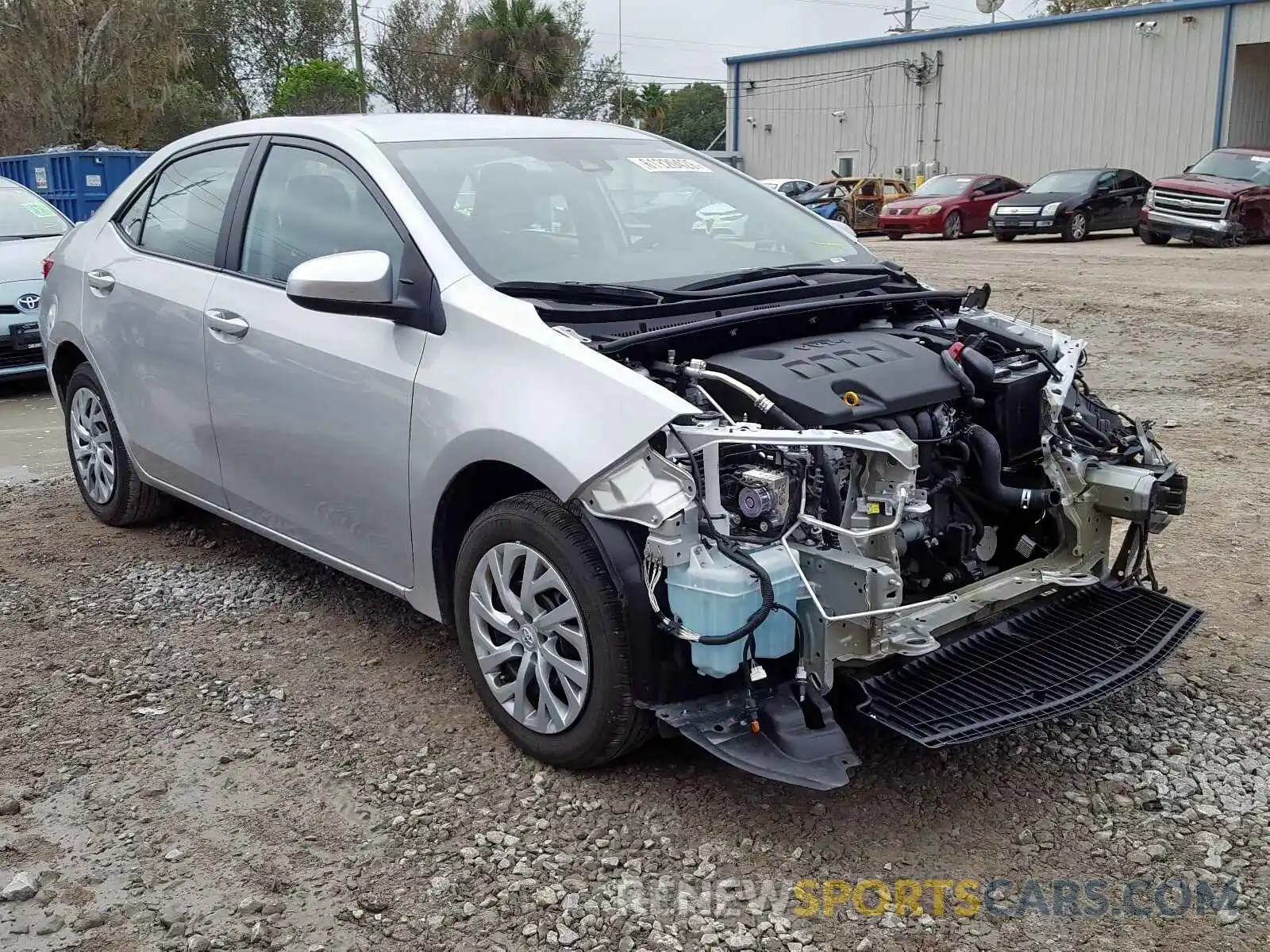 1 Photograph of a damaged car 5YFBURHE9KP939559 TOYOTA COROLLA 2019