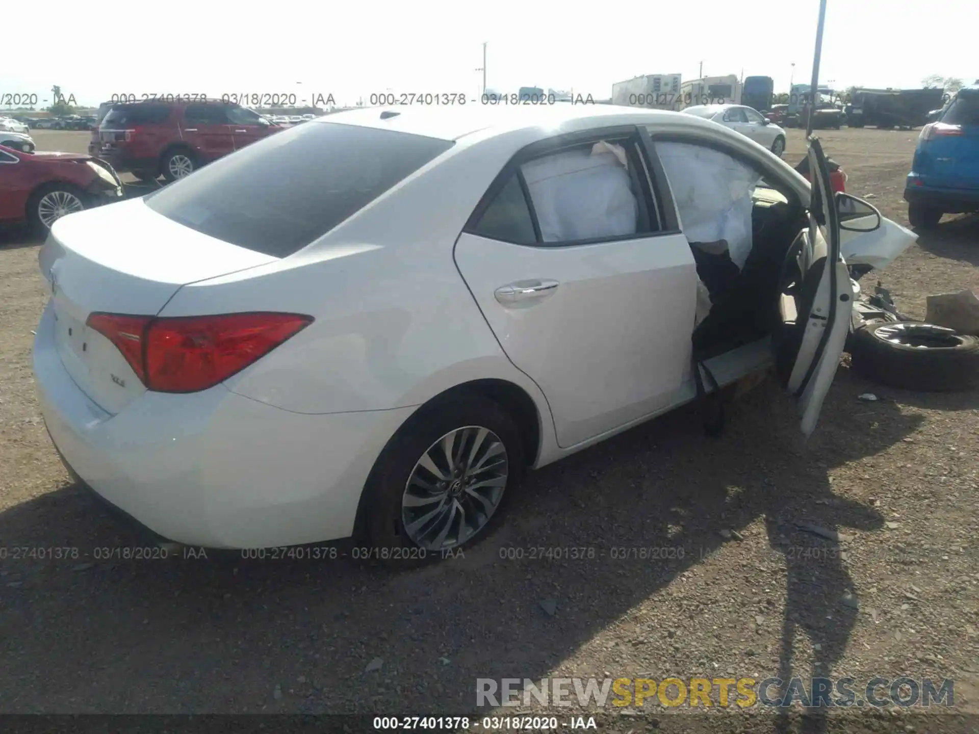 4 Photograph of a damaged car 5YFBURHE9KP939609 TOYOTA COROLLA 2019