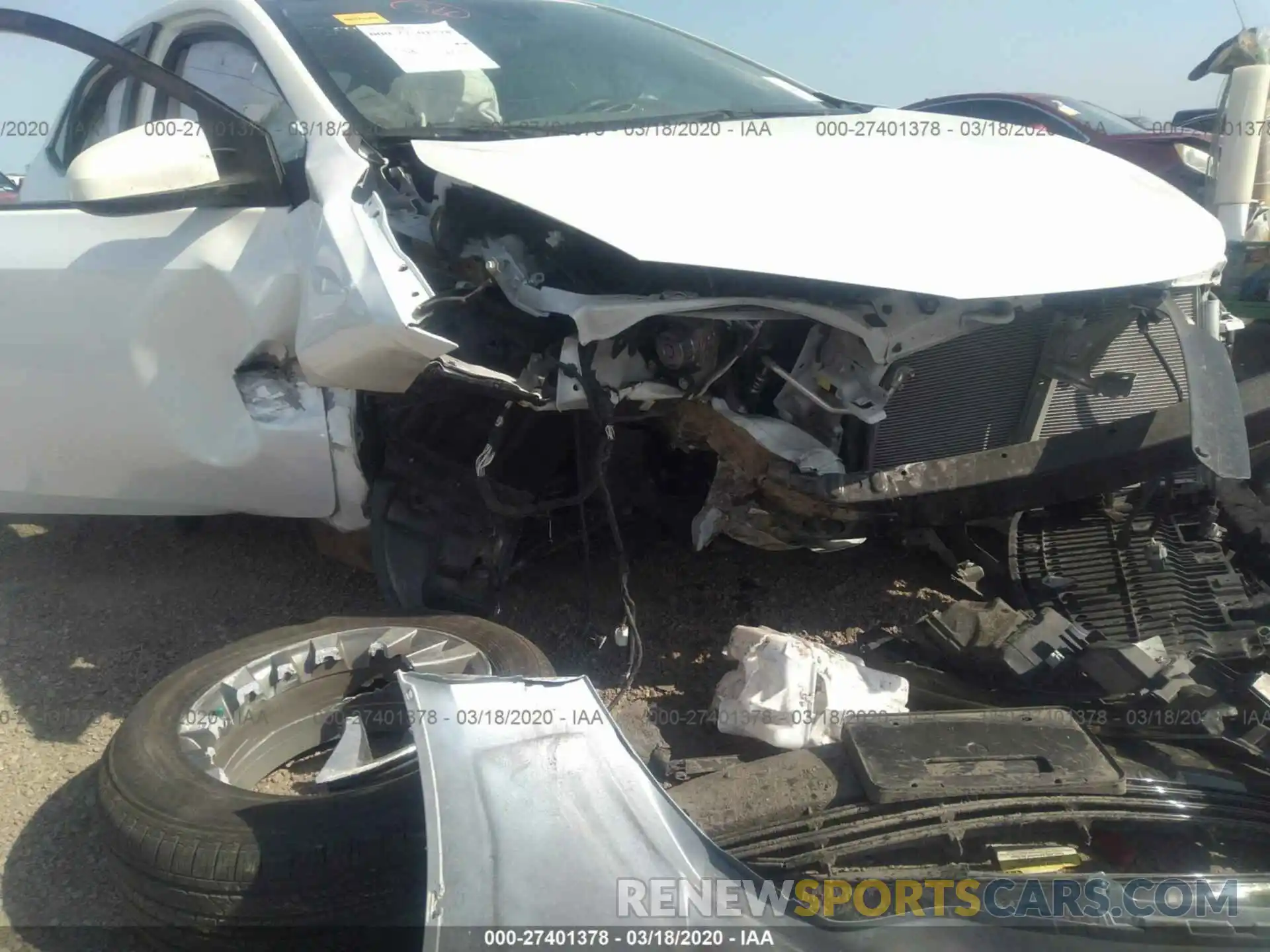 6 Photograph of a damaged car 5YFBURHE9KP939609 TOYOTA COROLLA 2019