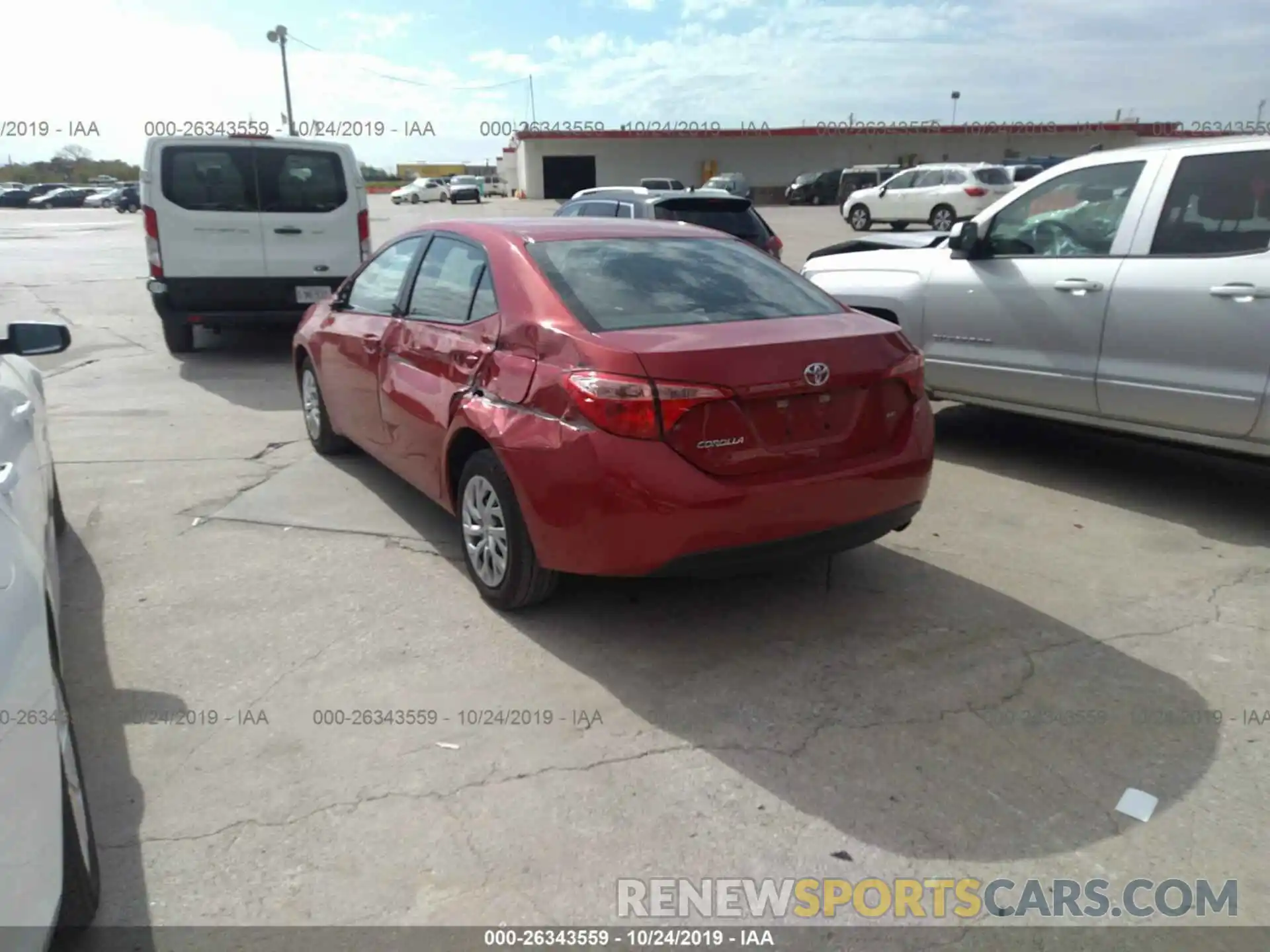 3 Photograph of a damaged car 5YFBURHE9KP939612 TOYOTA COROLLA 2019