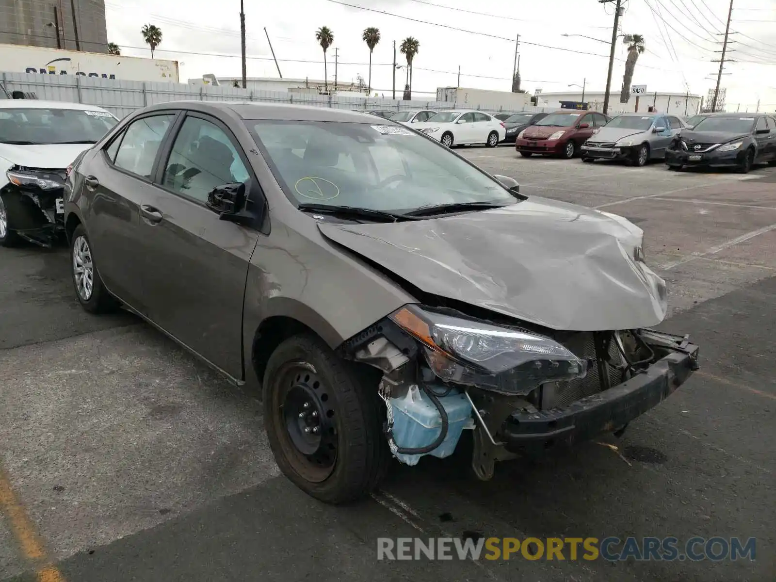 1 Photograph of a damaged car 5YFBURHE9KP939674 TOYOTA COROLLA 2019