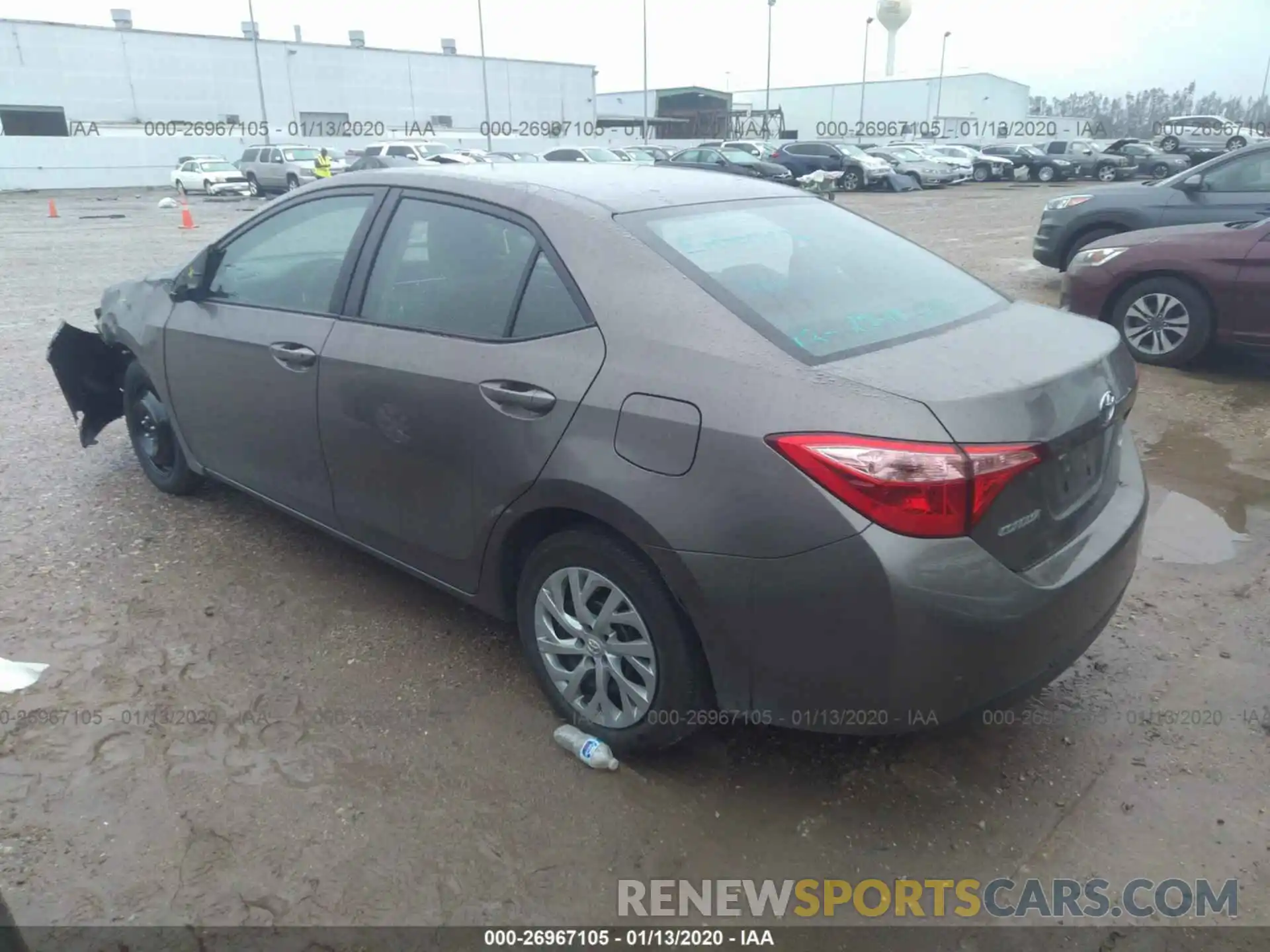 3 Photograph of a damaged car 5YFBURHE9KP939853 TOYOTA COROLLA 2019