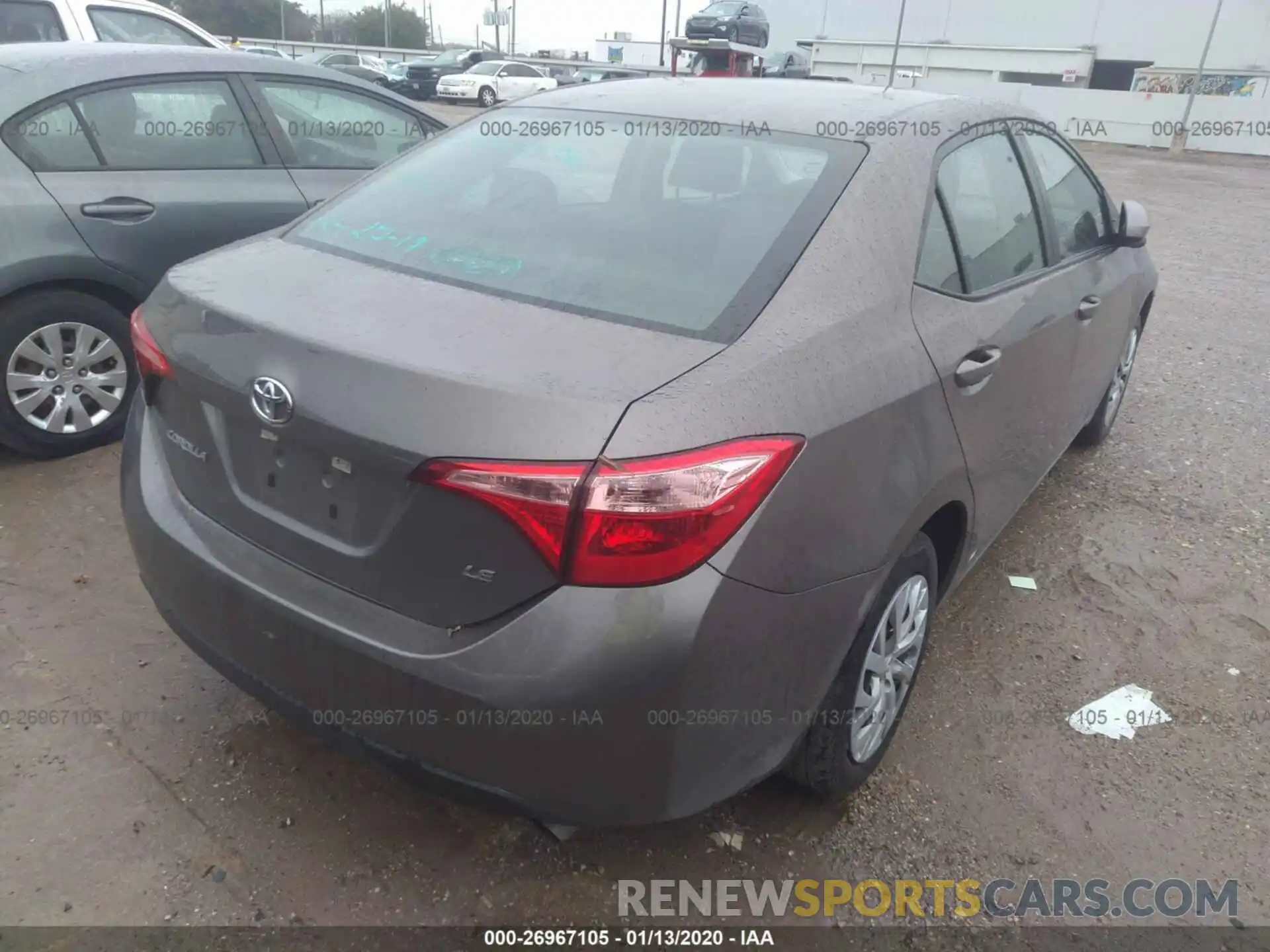 4 Photograph of a damaged car 5YFBURHE9KP939853 TOYOTA COROLLA 2019