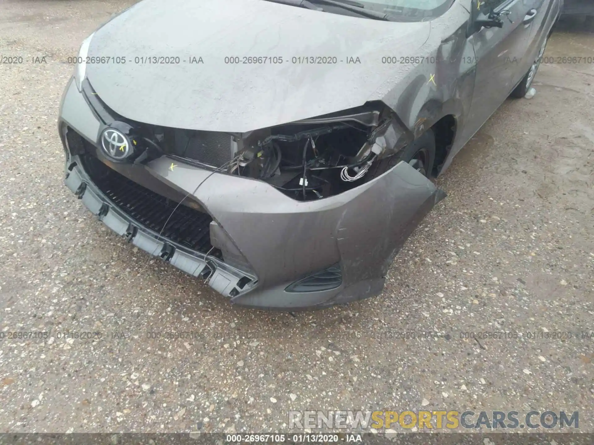 6 Photograph of a damaged car 5YFBURHE9KP939853 TOYOTA COROLLA 2019