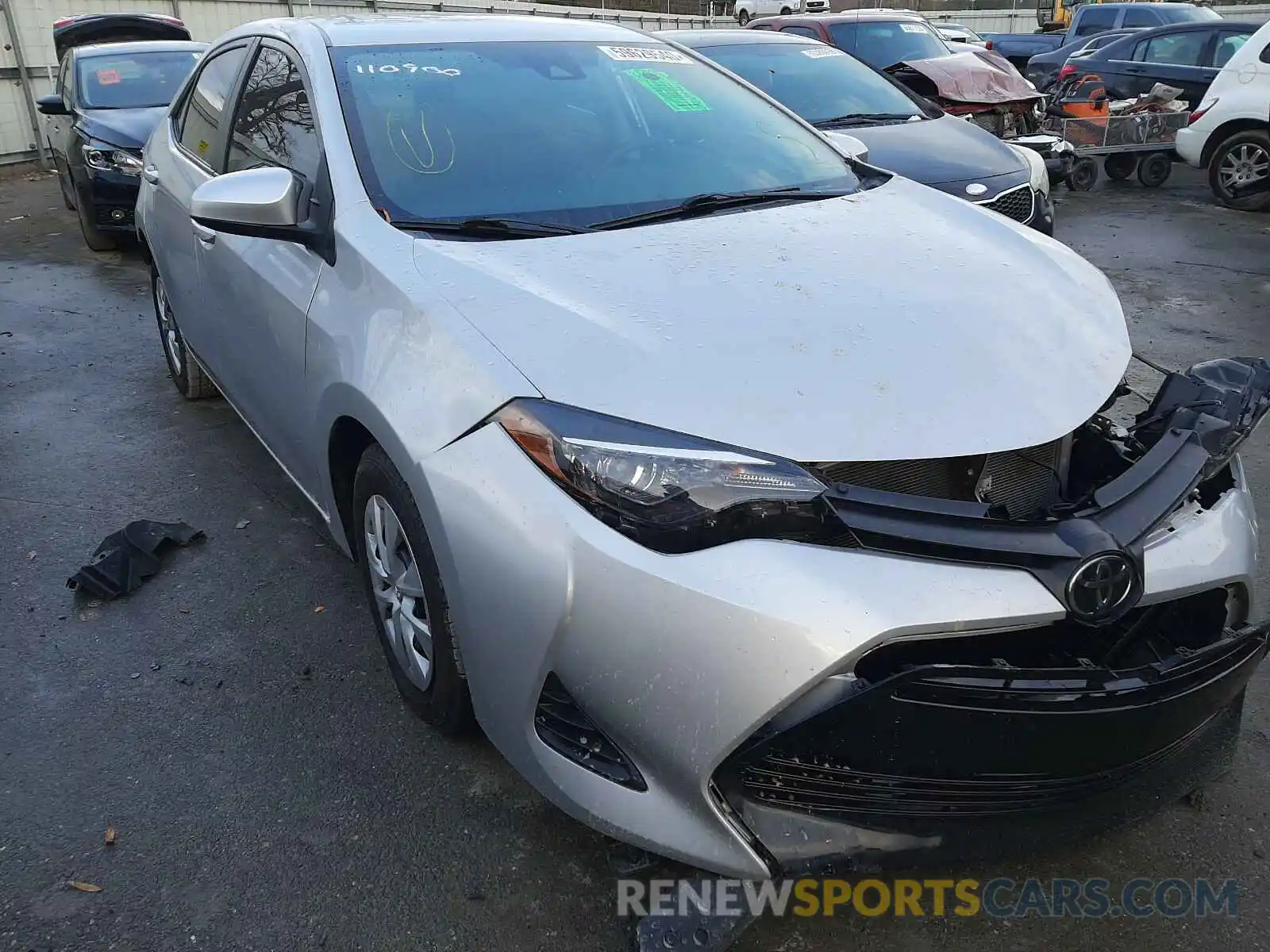 1 Photograph of a damaged car 5YFBURHE9KP939898 TOYOTA COROLLA 2019