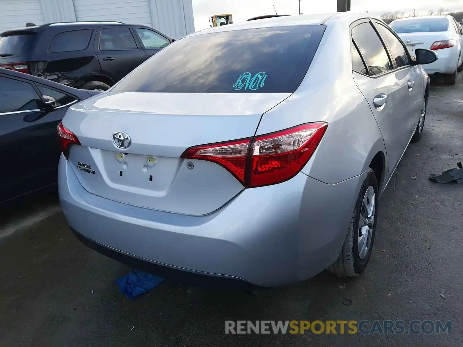 4 Photograph of a damaged car 5YFBURHE9KP939898 TOYOTA COROLLA 2019