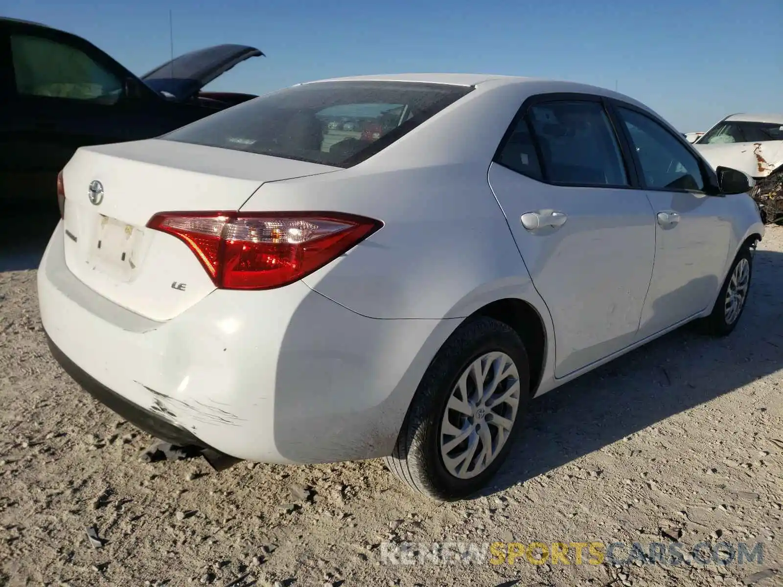 4 Photograph of a damaged car 5YFBURHE9KP940128 TOYOTA COROLLA 2019