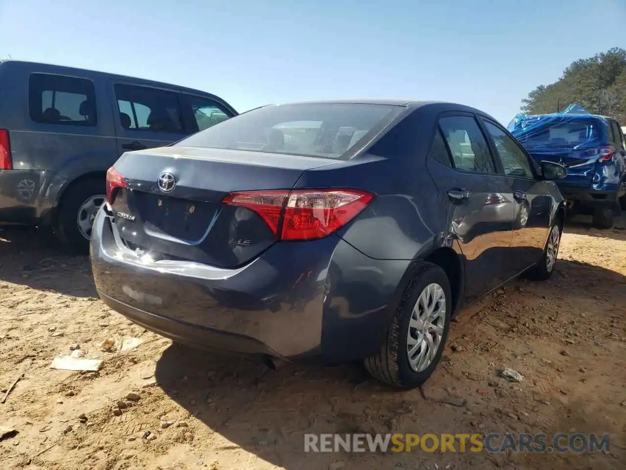 4 Photograph of a damaged car 5YFBURHE9KP940341 TOYOTA COROLLA 2019