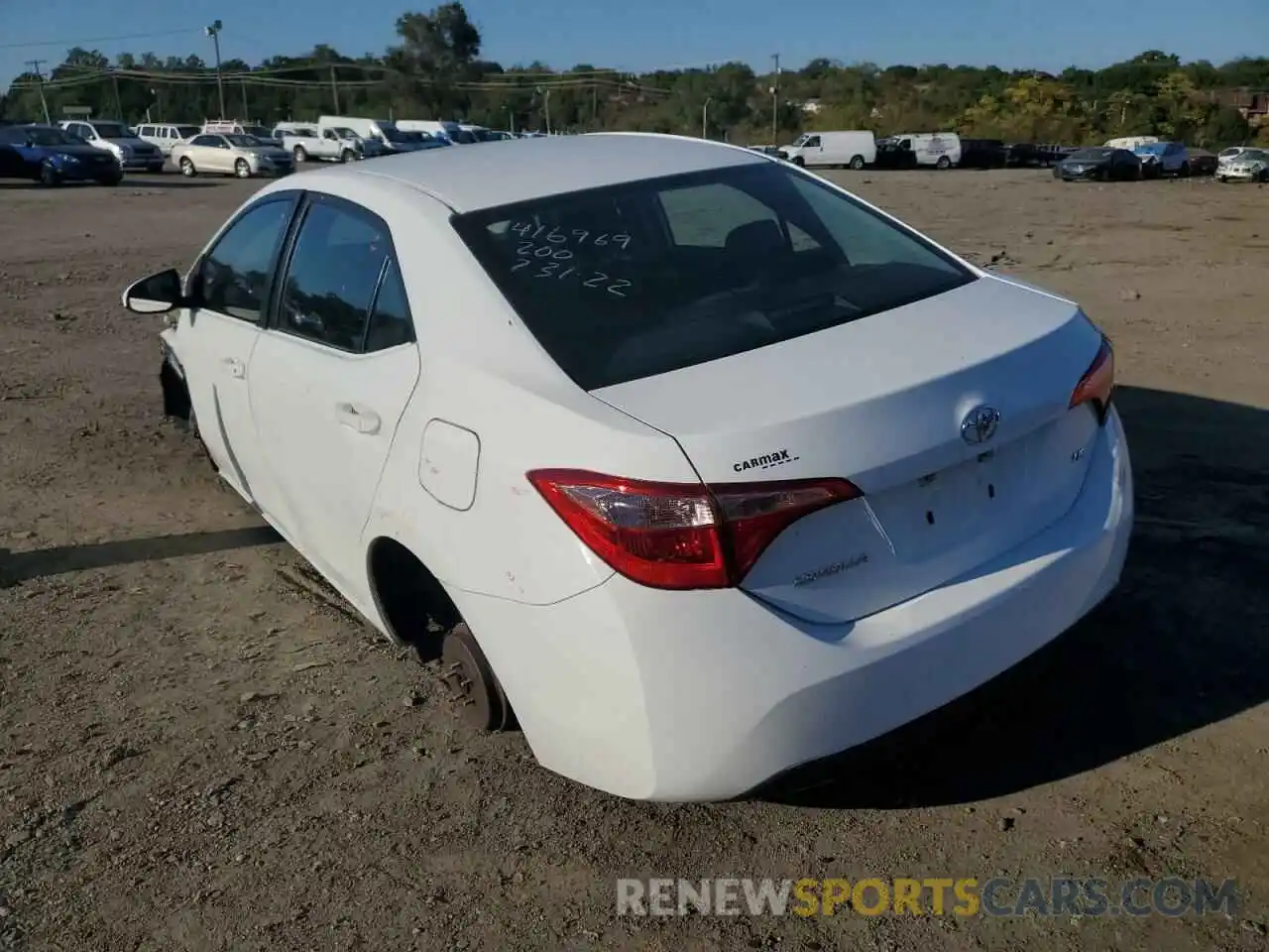 3 Photograph of a damaged car 5YFBURHE9KP940369 TOYOTA COROLLA 2019