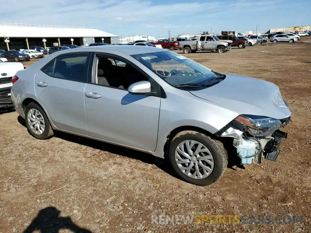 4 Photograph of a damaged car 5YFBURHE9KP940484 TOYOTA COROLLA 2019