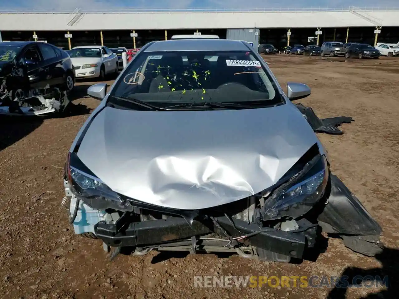 5 Photograph of a damaged car 5YFBURHE9KP940484 TOYOTA COROLLA 2019