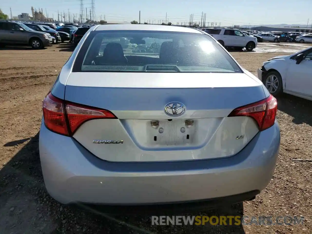 6 Photograph of a damaged car 5YFBURHE9KP940484 TOYOTA COROLLA 2019