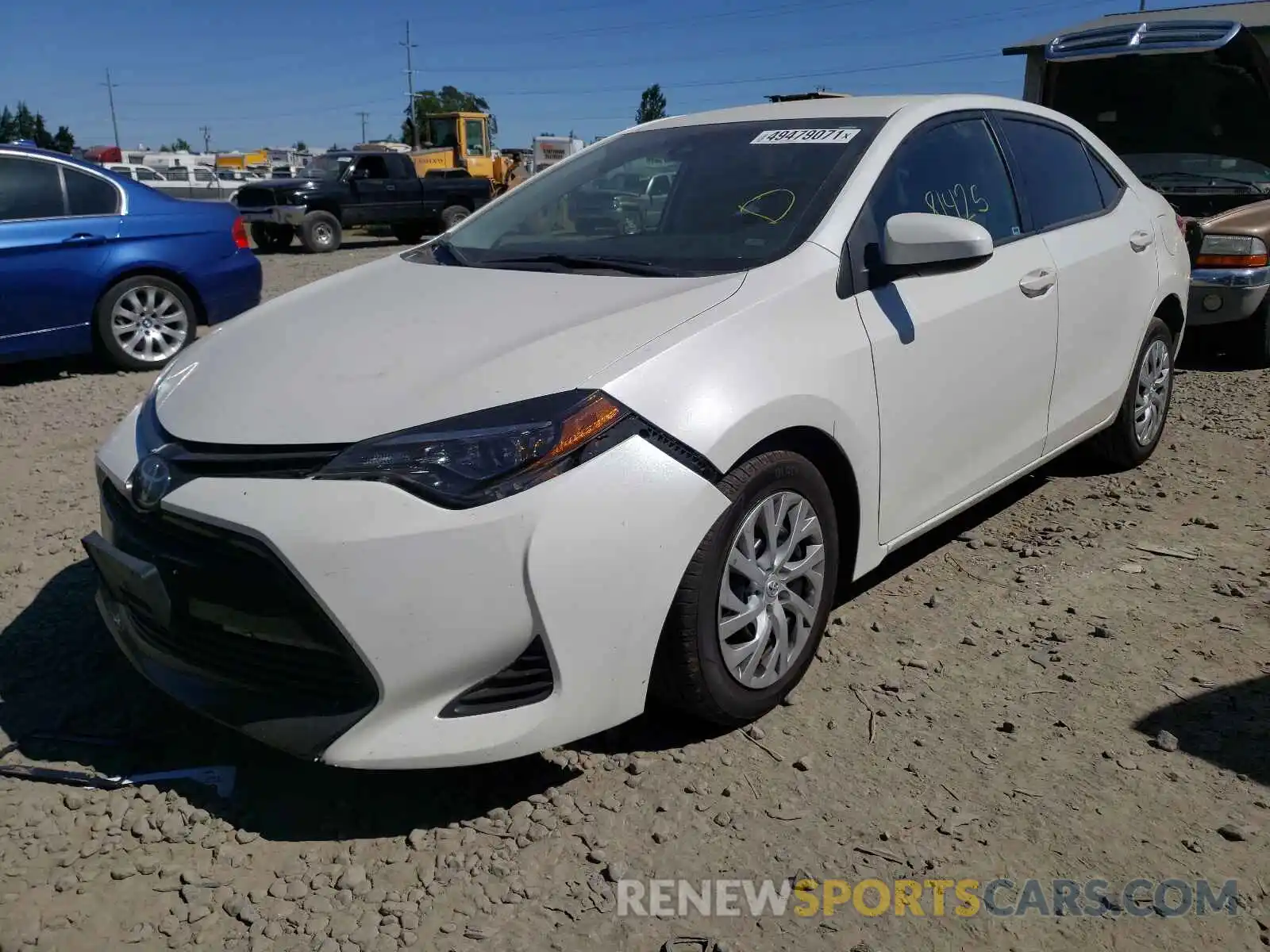 2 Photograph of a damaged car 5YFBURHE9KP940680 TOYOTA COROLLA 2019