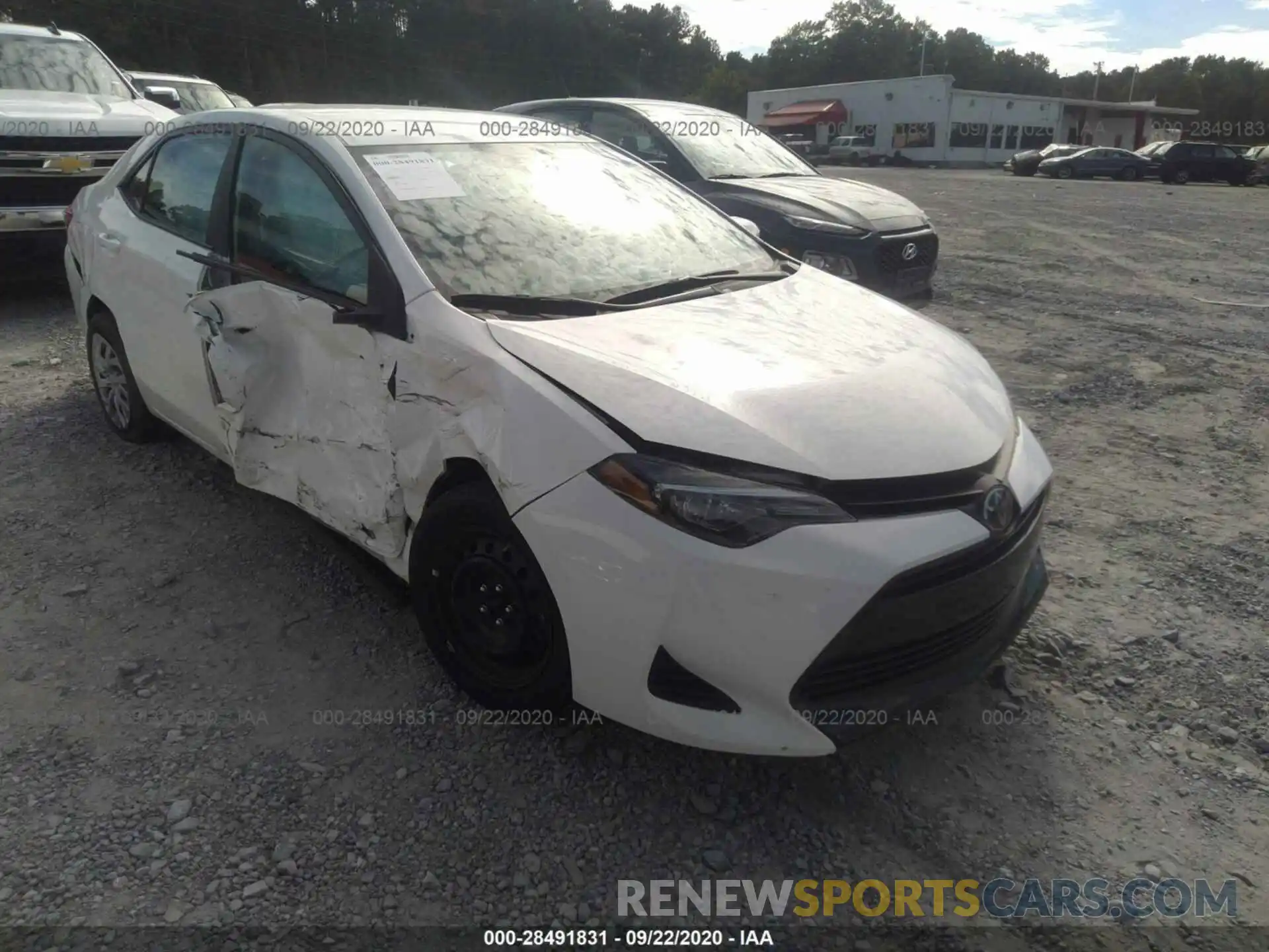 1 Photograph of a damaged car 5YFBURHE9KP941005 TOYOTA COROLLA 2019