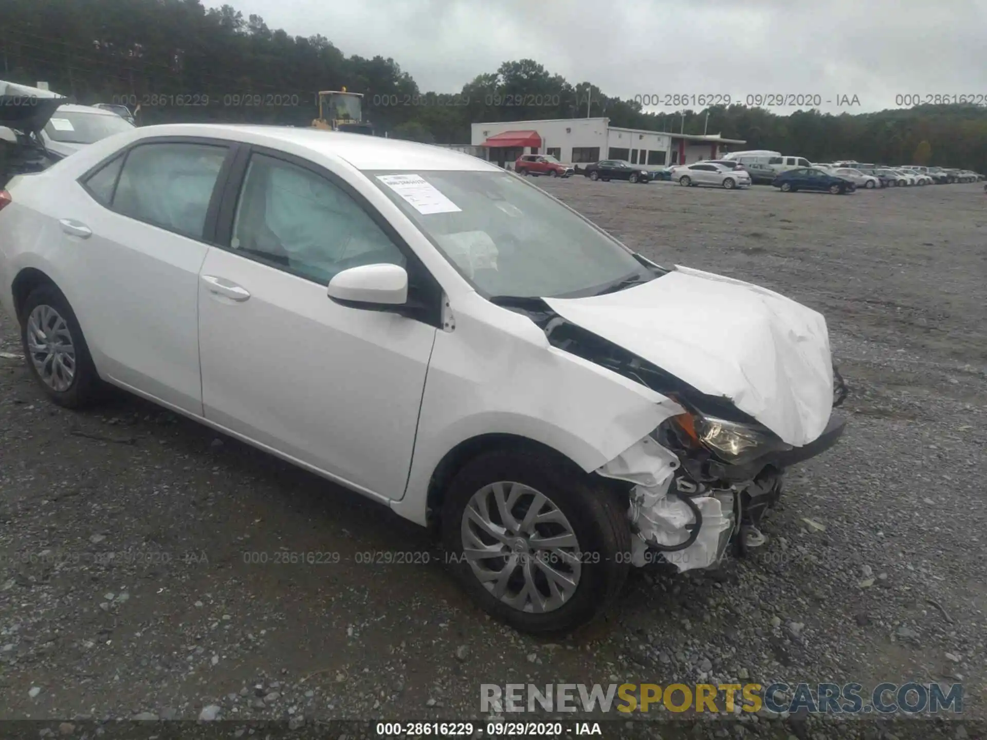 1 Photograph of a damaged car 5YFBURHE9KP941067 TOYOTA COROLLA 2019