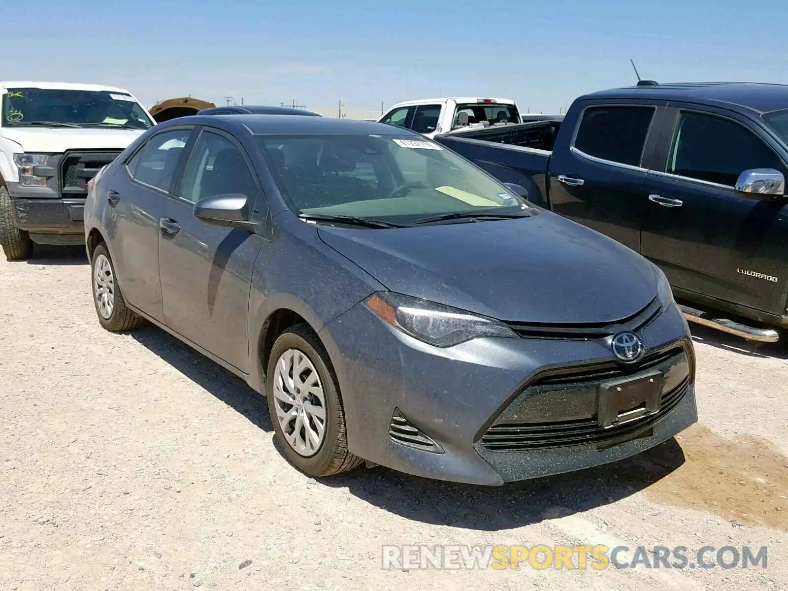 1 Photograph of a damaged car 5YFBURHE9KP941229 TOYOTA COROLLA 2019