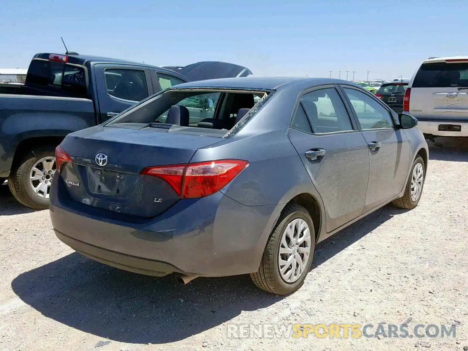 4 Photograph of a damaged car 5YFBURHE9KP941229 TOYOTA COROLLA 2019