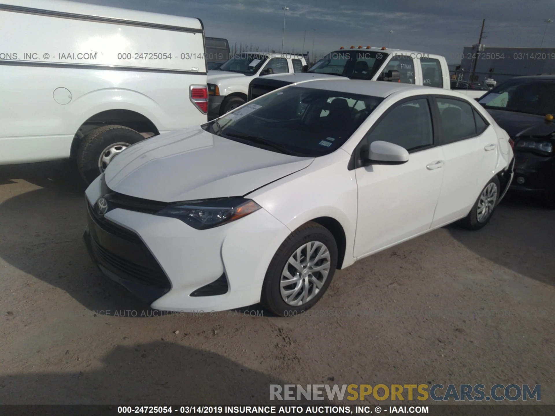 2 Photograph of a damaged car 5YFBURHE9KP941523 TOYOTA COROLLA 2019