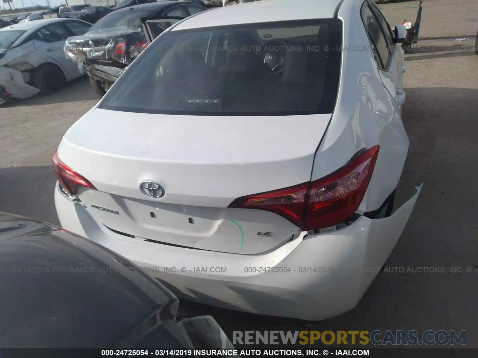 6 Photograph of a damaged car 5YFBURHE9KP941523 TOYOTA COROLLA 2019