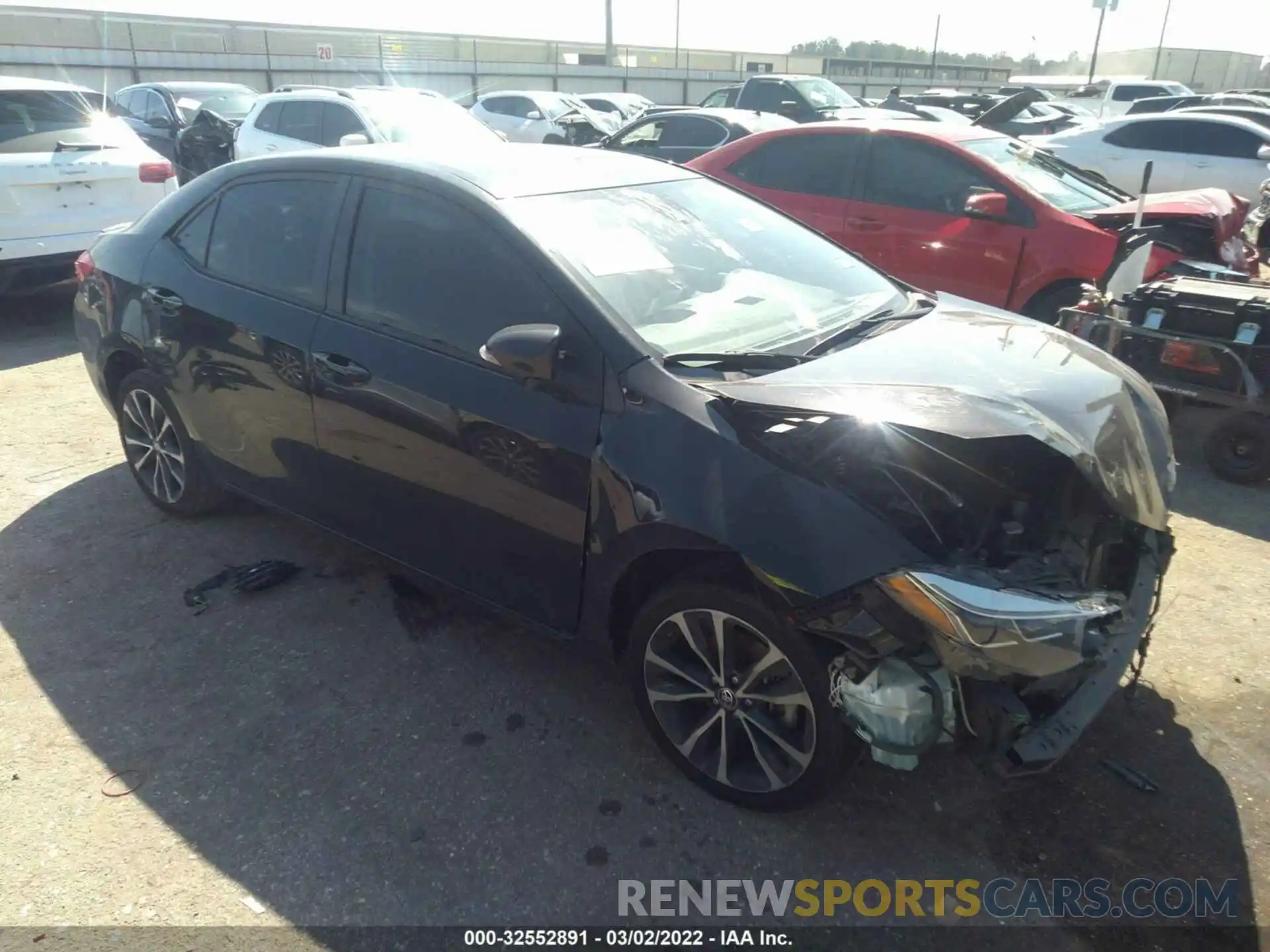 1 Photograph of a damaged car 5YFBURHE9KP941750 TOYOTA COROLLA 2019