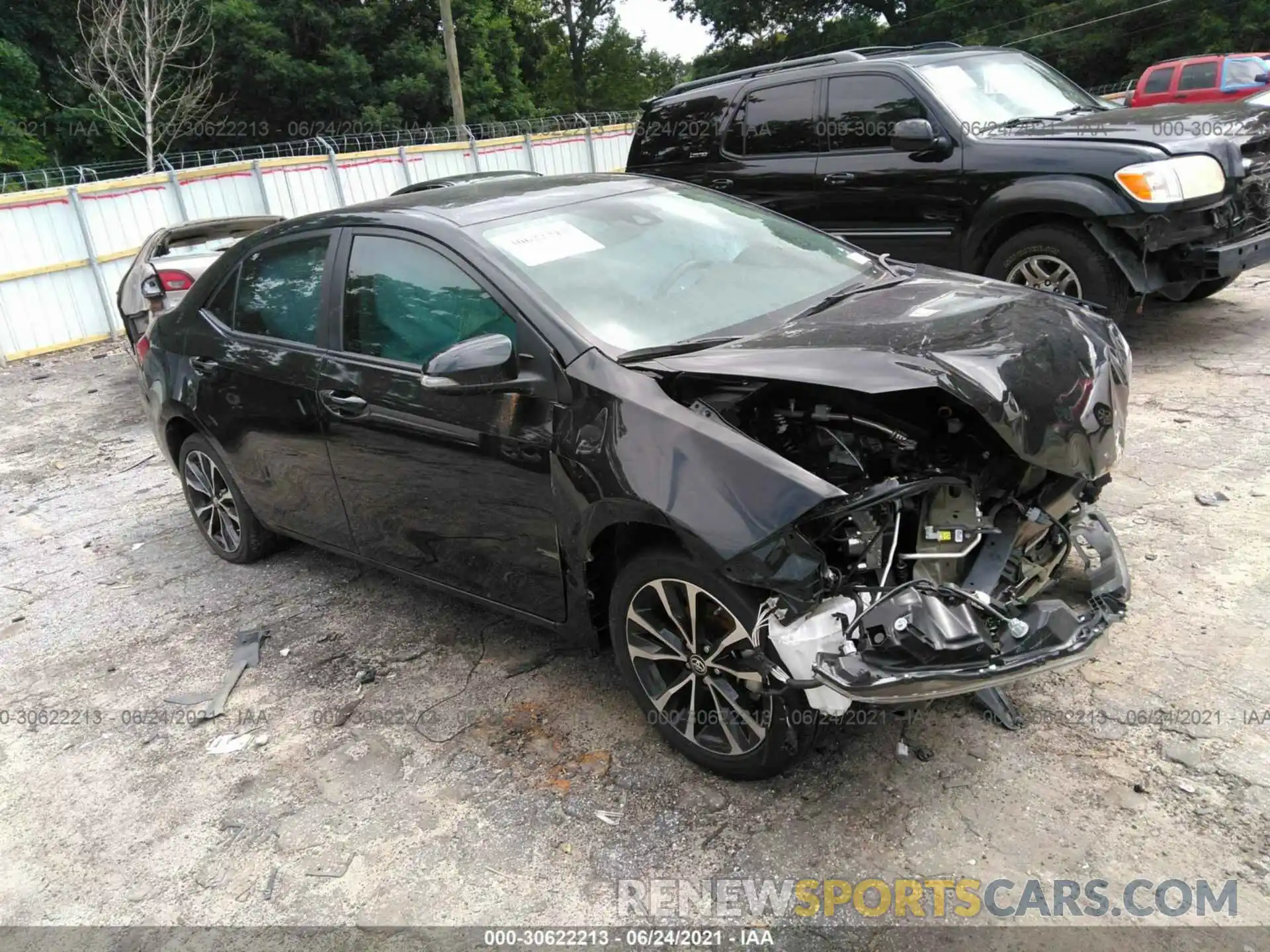 1 Photograph of a damaged car 5YFBURHE9KP941909 TOYOTA COROLLA 2019