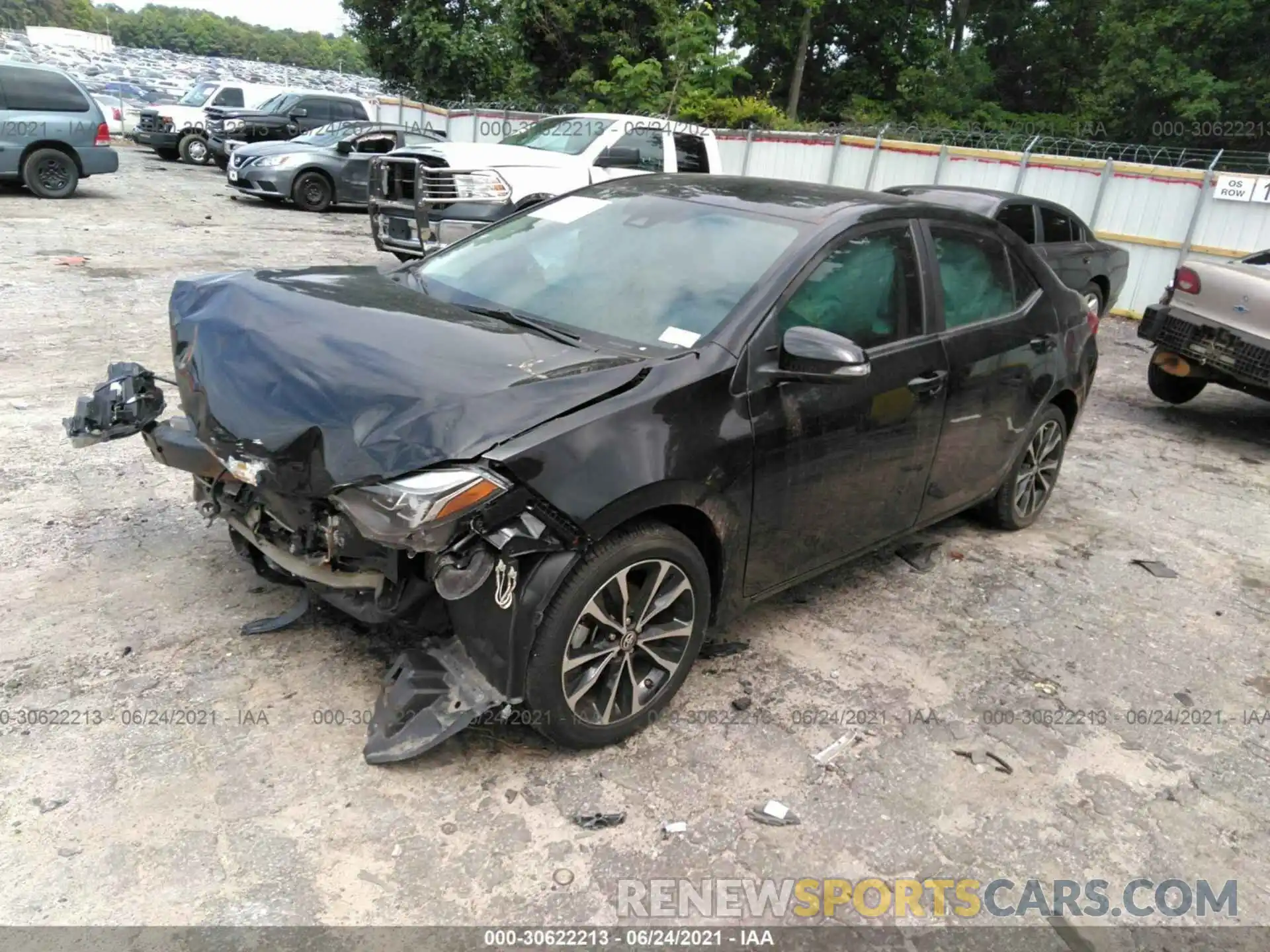 2 Photograph of a damaged car 5YFBURHE9KP941909 TOYOTA COROLLA 2019