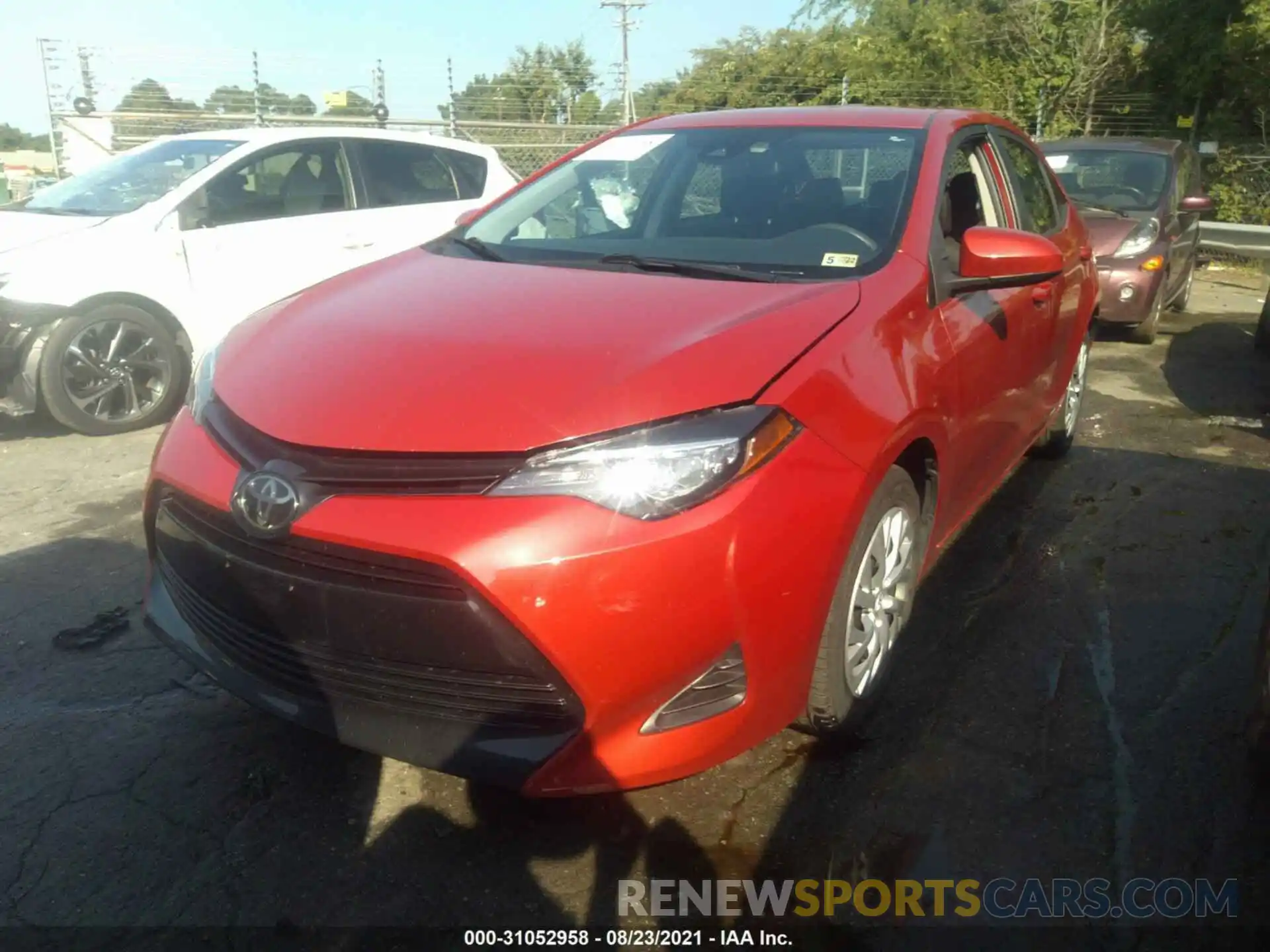 2 Photograph of a damaged car 5YFBURHE9KP941912 TOYOTA COROLLA 2019