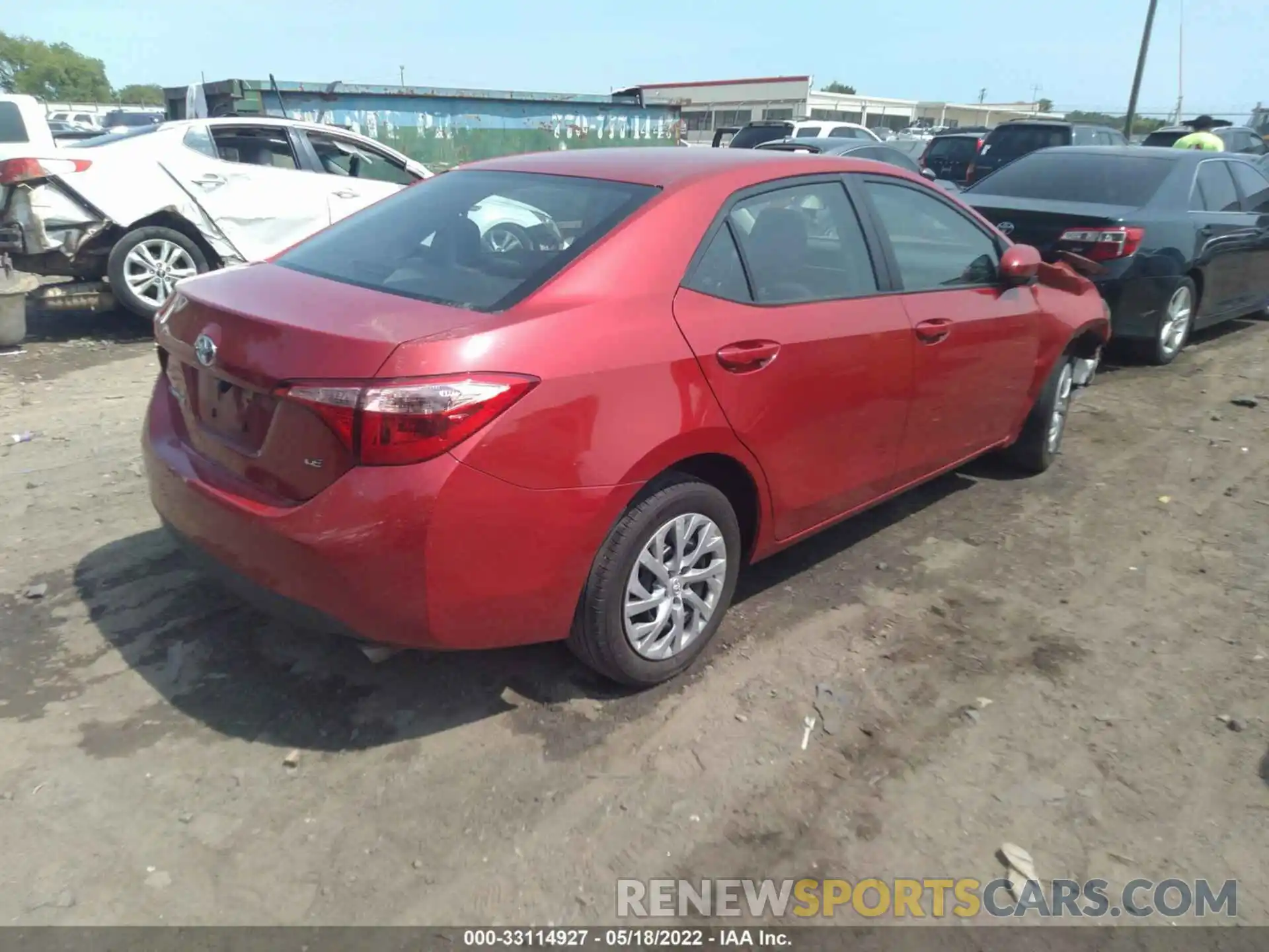 4 Photograph of a damaged car 5YFBURHE9KP941943 TOYOTA COROLLA 2019