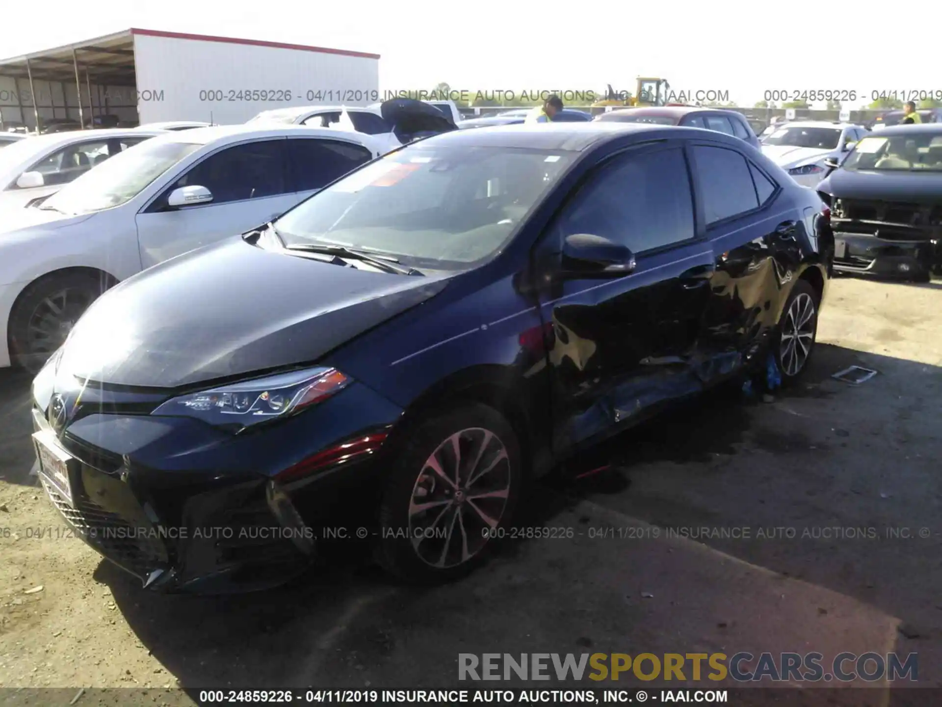 2 Photograph of a damaged car 5YFBURHE9KP942560 TOYOTA COROLLA 2019