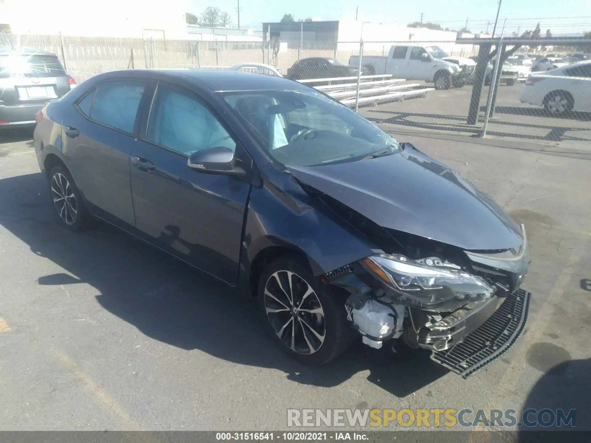 1 Photograph of a damaged car 5YFBURHE9KP943109 TOYOTA COROLLA 2019