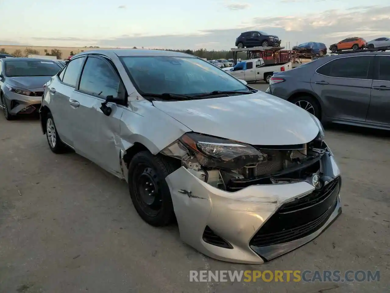 1 Photograph of a damaged car 5YFBURHE9KP943496 TOYOTA COROLLA 2019