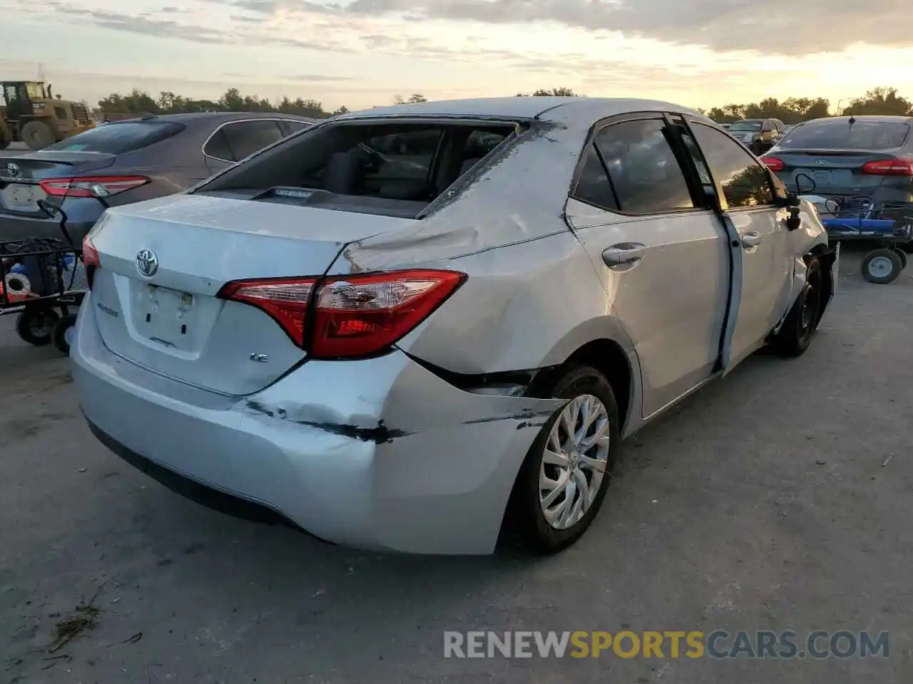 4 Photograph of a damaged car 5YFBURHE9KP943496 TOYOTA COROLLA 2019