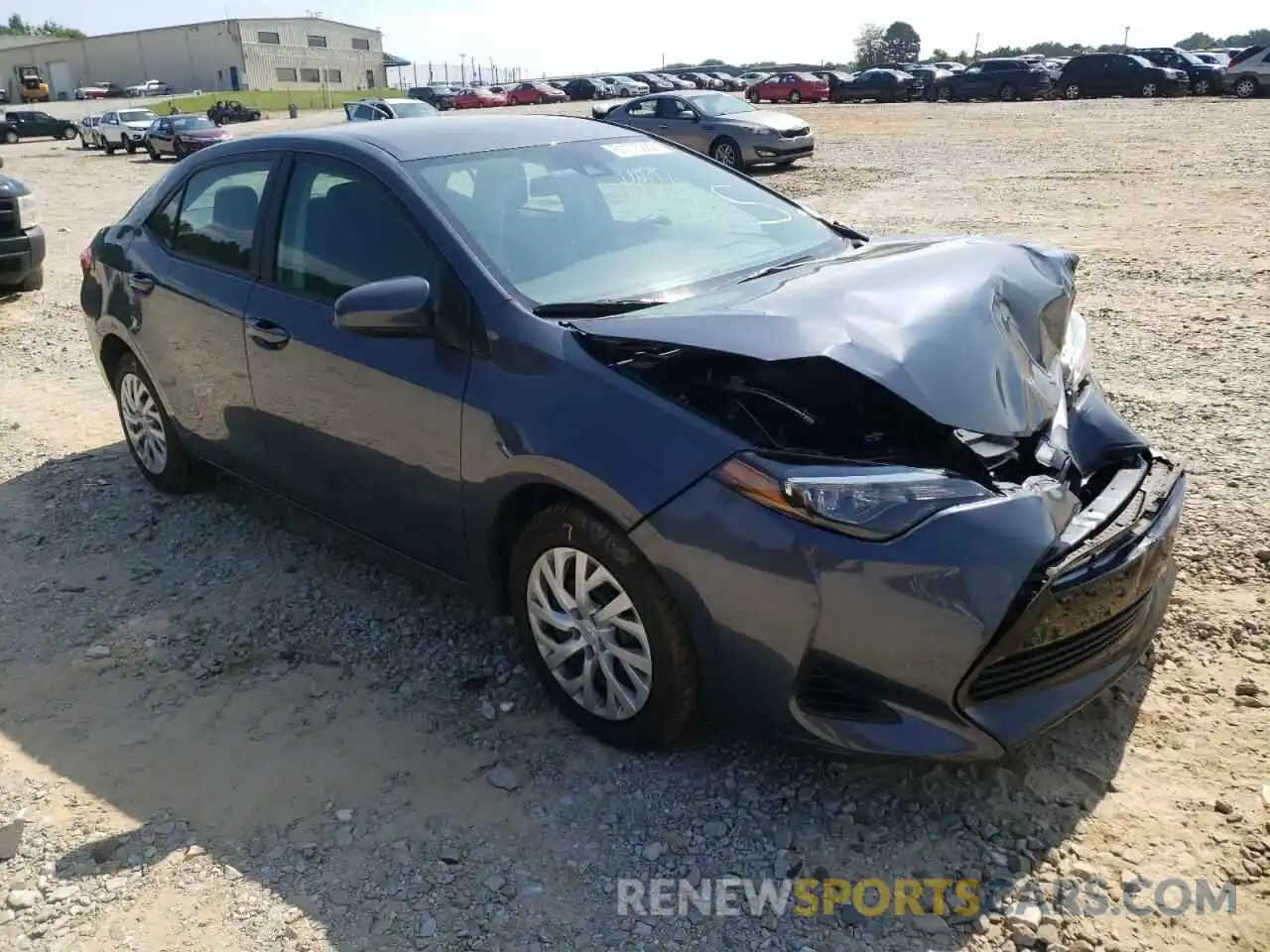 1 Photograph of a damaged car 5YFBURHE9KP943949 TOYOTA COROLLA 2019