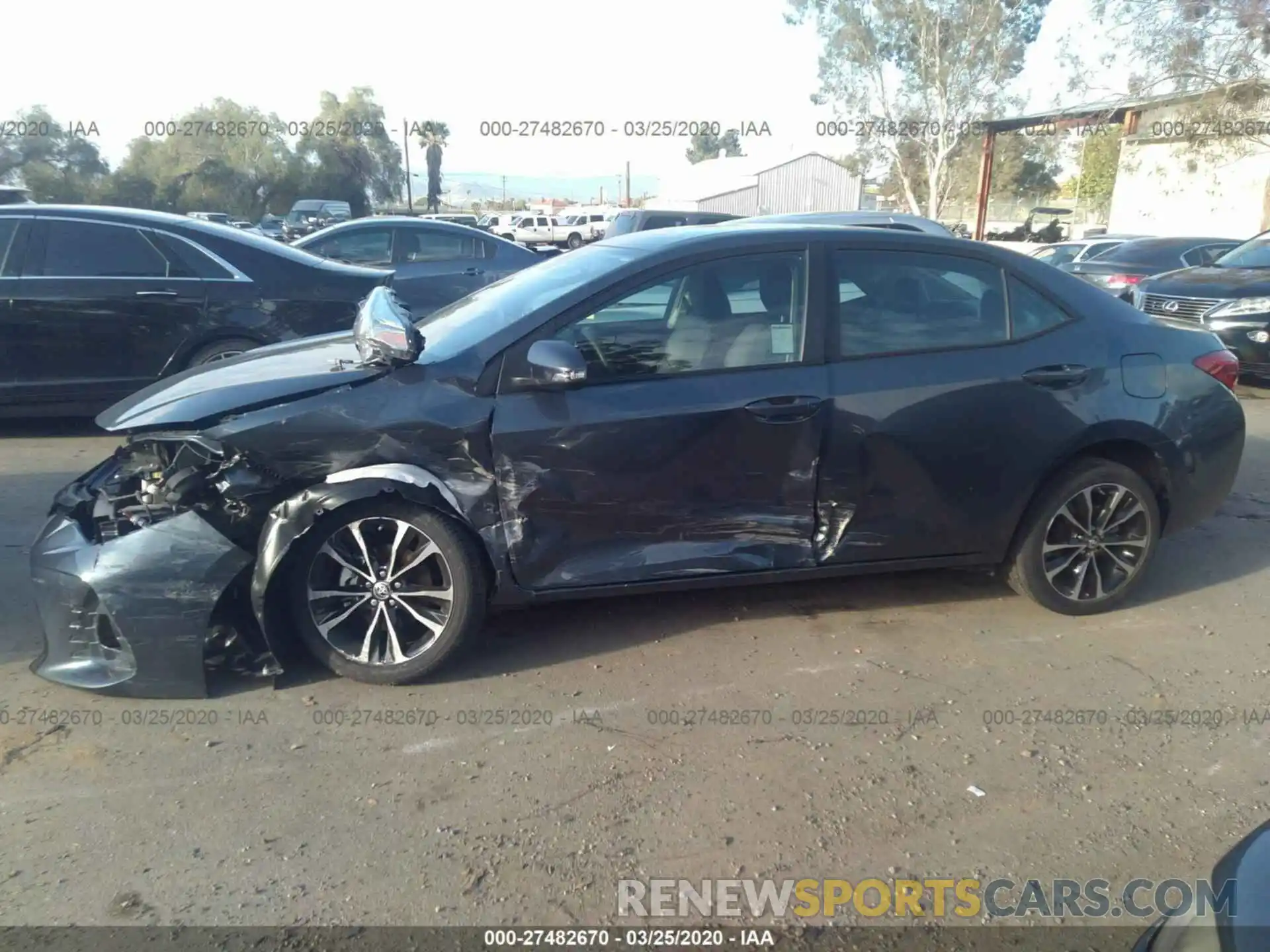 6 Photograph of a damaged car 5YFBURHE9KP944129 TOYOTA COROLLA 2019