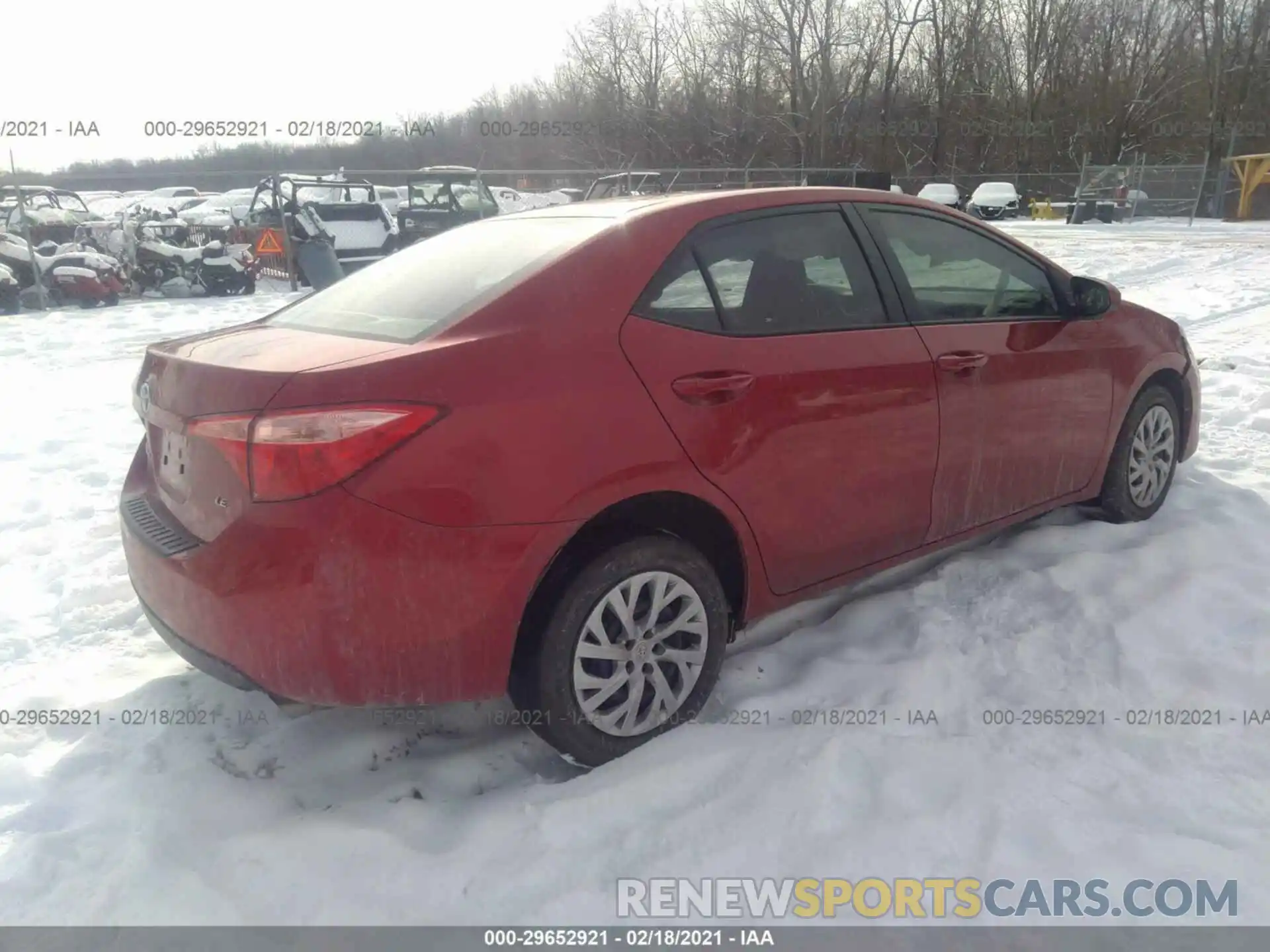 4 Photograph of a damaged car 5YFBURHE9KP944292 TOYOTA COROLLA 2019