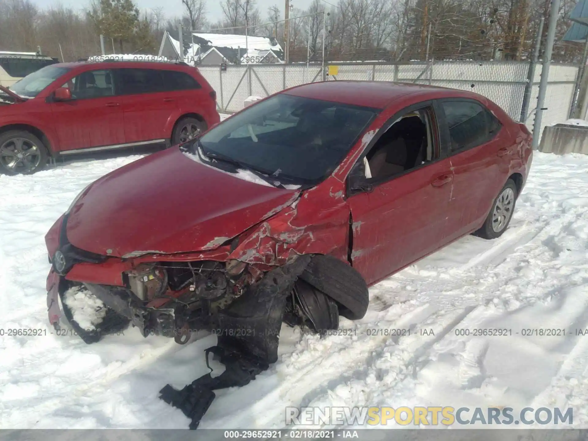 6 Photograph of a damaged car 5YFBURHE9KP944292 TOYOTA COROLLA 2019