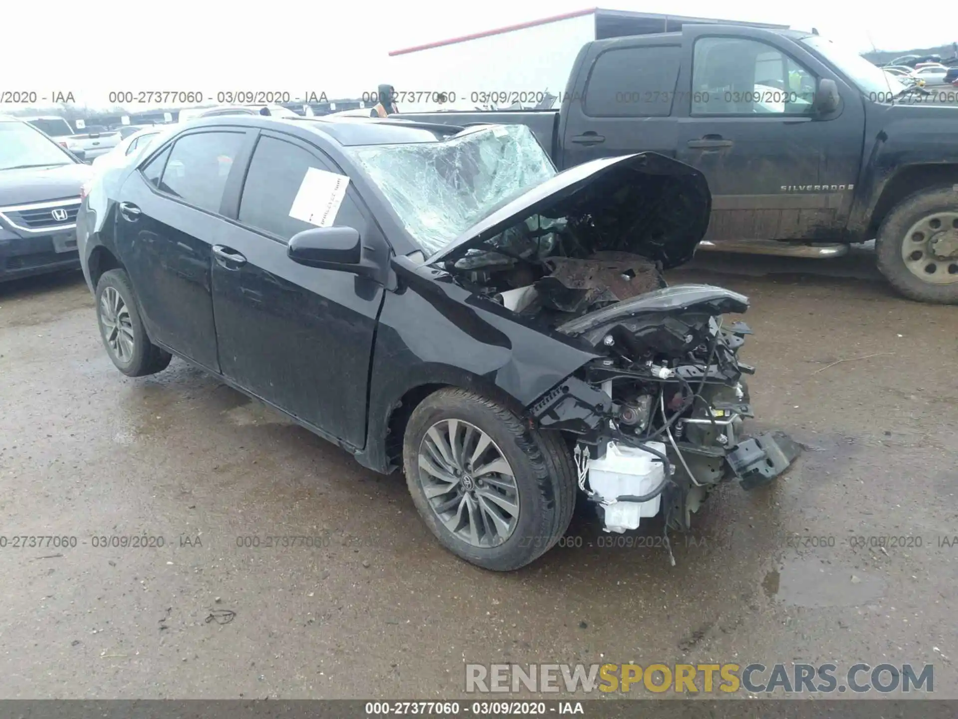 1 Photograph of a damaged car 5YFBURHE9KP944843 TOYOTA COROLLA 2019