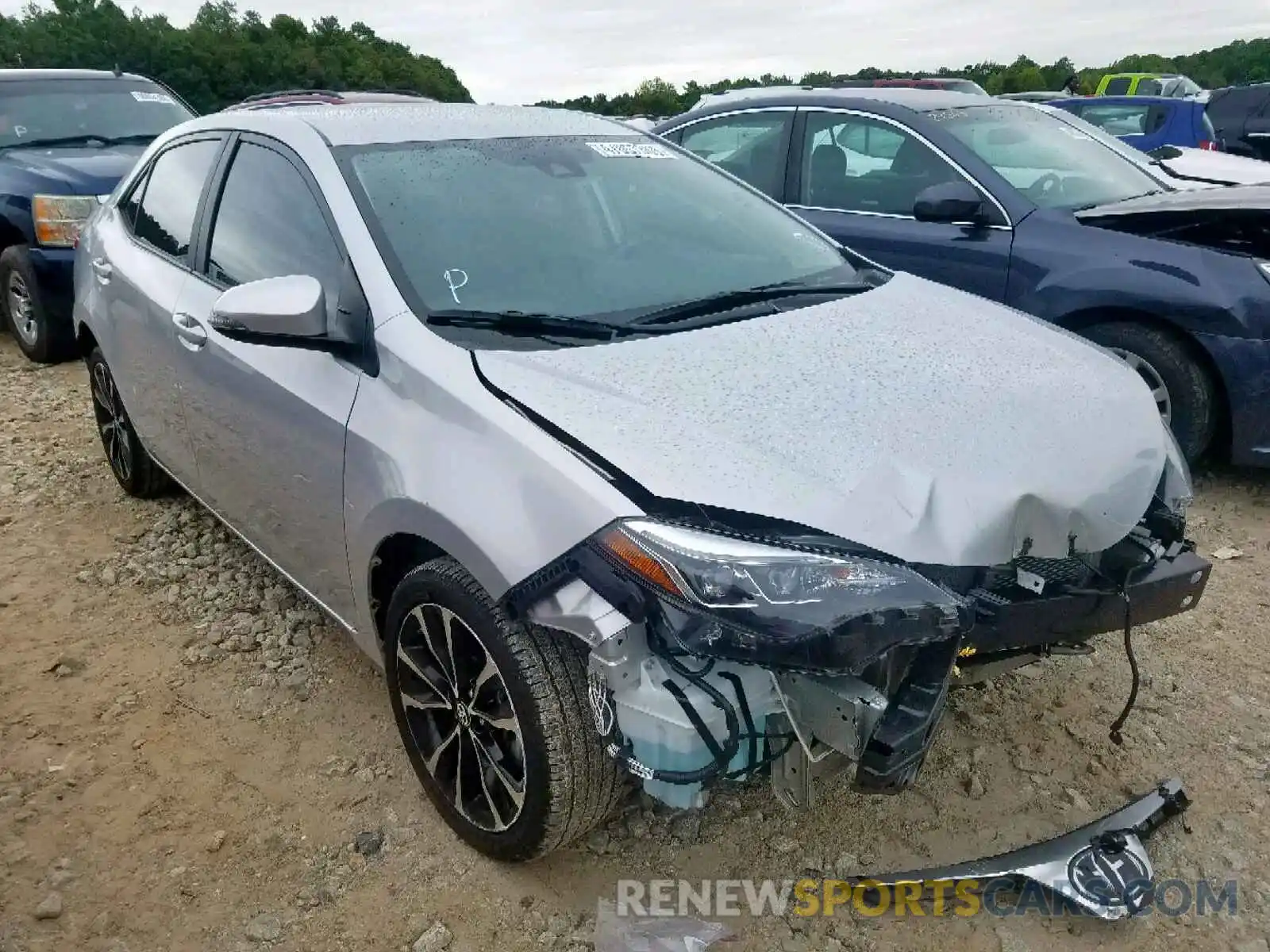 1 Photograph of a damaged car 5YFBURHE9KP945281 TOYOTA COROLLA 2019