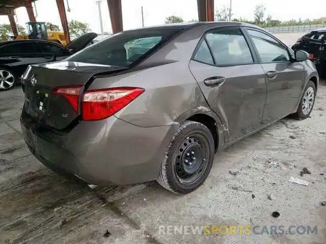 4 Photograph of a damaged car 5YFBURHE9KP945927 TOYOTA COROLLA 2019