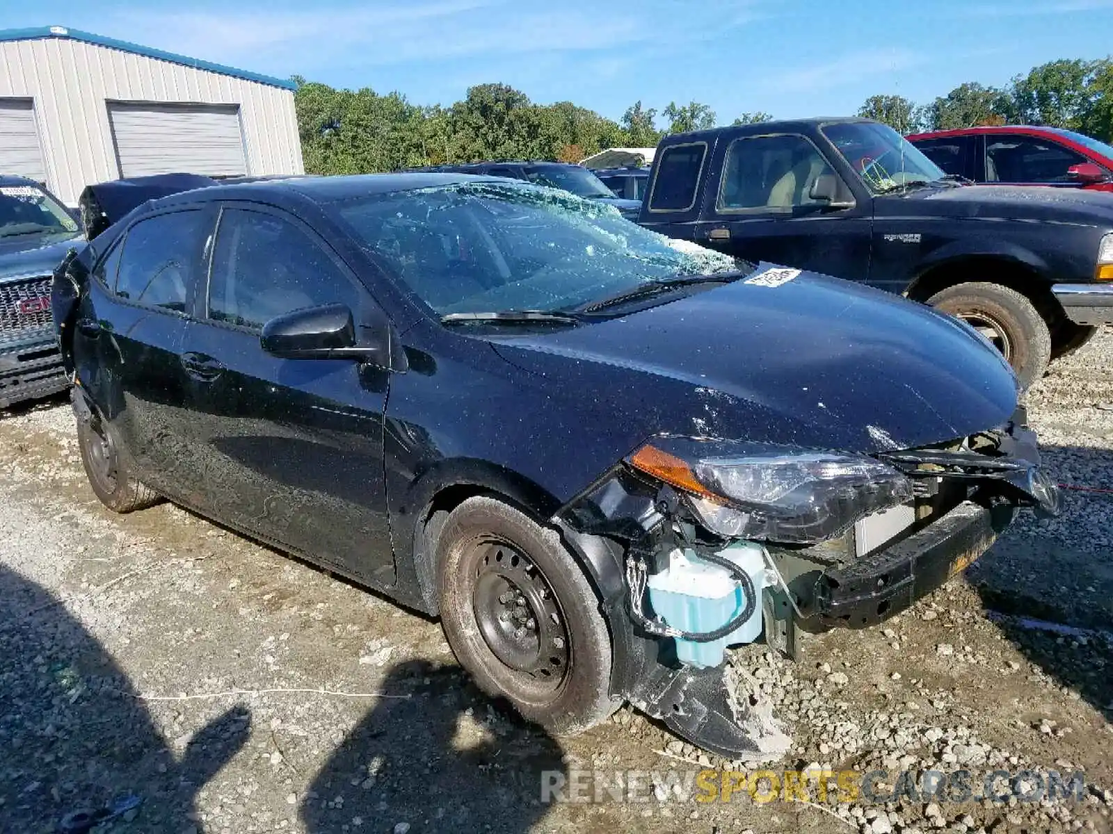 1 Photograph of a damaged car 5YFBURHE9KP946320 TOYOTA COROLLA 2019