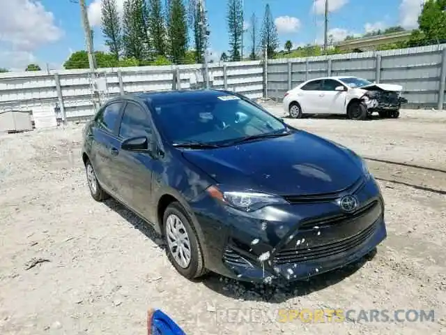 1 Photograph of a damaged car 5YFBURHE9KP947256 TOYOTA COROLLA 2019