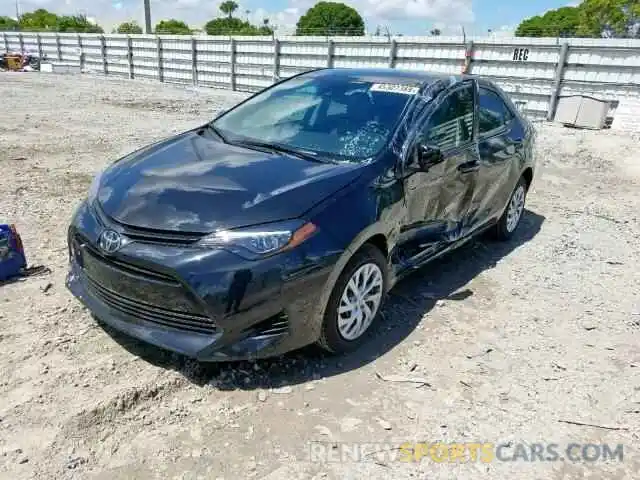 2 Photograph of a damaged car 5YFBURHE9KP947256 TOYOTA COROLLA 2019