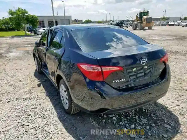 3 Photograph of a damaged car 5YFBURHE9KP947256 TOYOTA COROLLA 2019