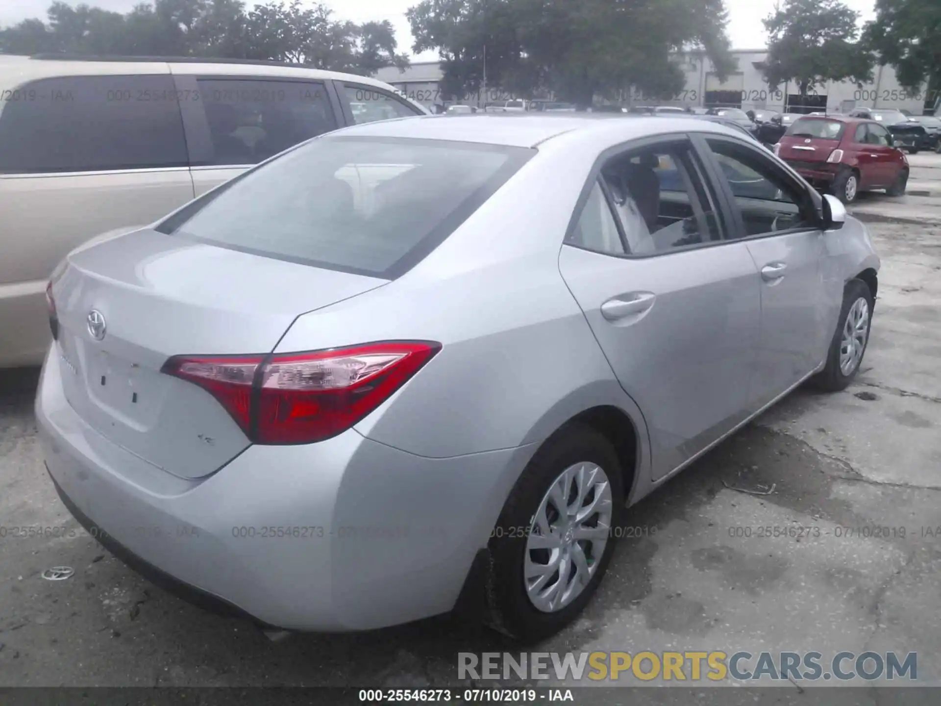 4 Photograph of a damaged car 5YFBURHE9KP947659 TOYOTA COROLLA 2019