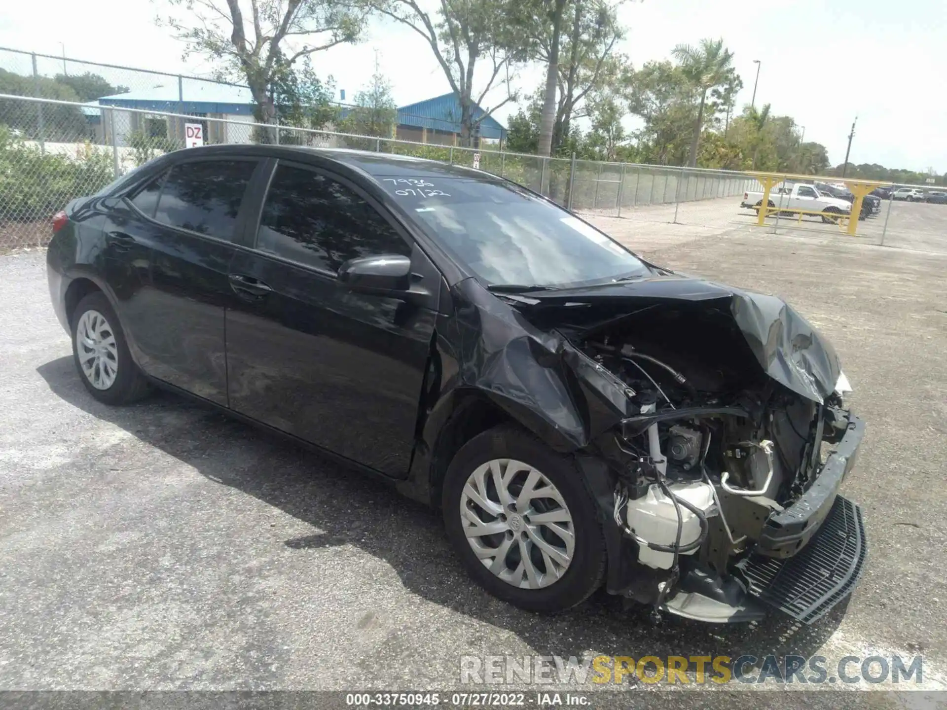 1 Photograph of a damaged car 5YFBURHE9KP947936 TOYOTA COROLLA 2019