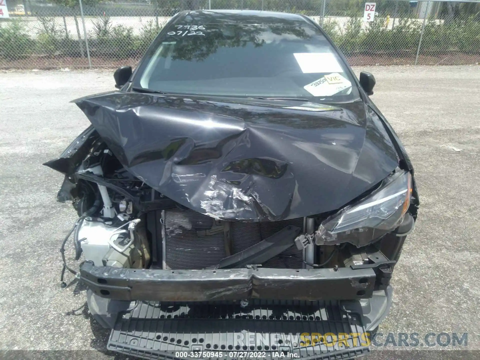 6 Photograph of a damaged car 5YFBURHE9KP947936 TOYOTA COROLLA 2019