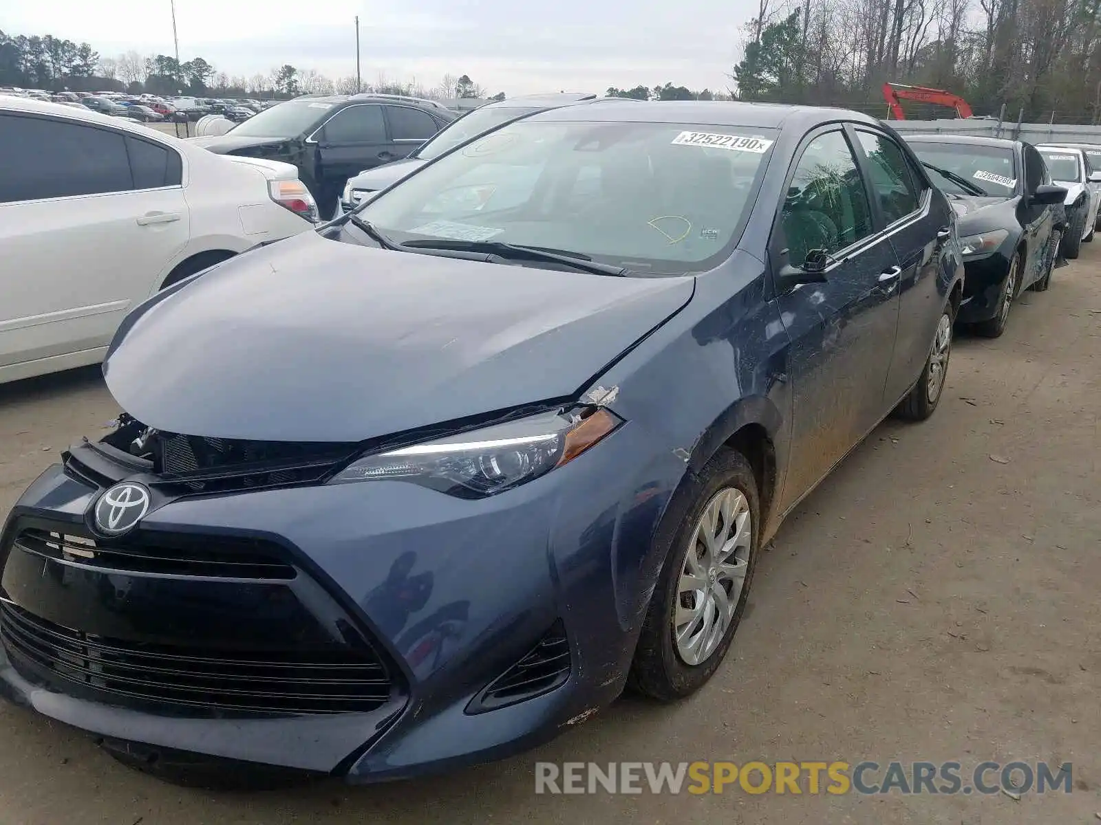 2 Photograph of a damaged car 5YFBURHE9KP948049 TOYOTA COROLLA 2019