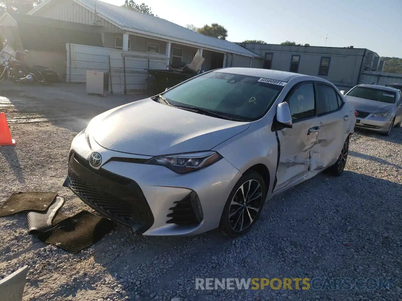 2 Photograph of a damaged car 5YFBURHE9KP948438 TOYOTA COROLLA 2019